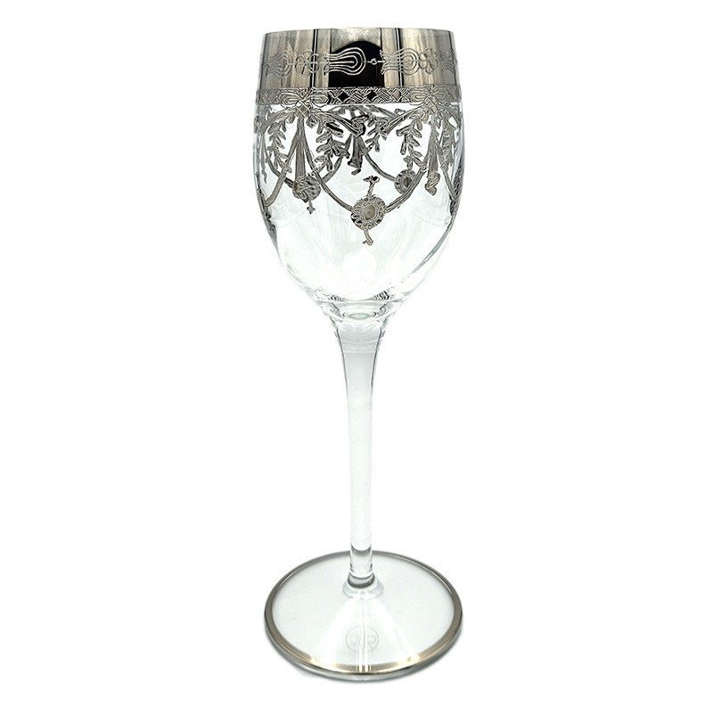 Decorated Wine Glass